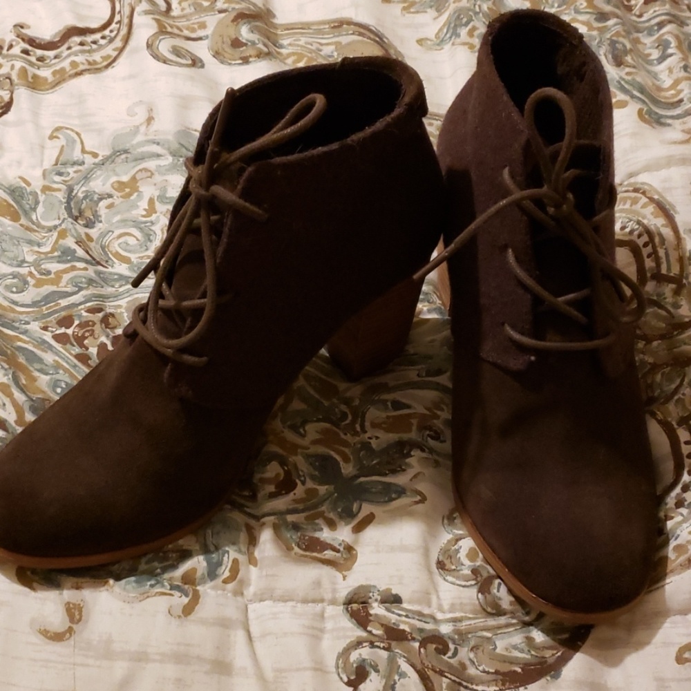 Toms Dark Brown Ankle Boots